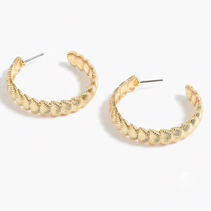 💚2/$40💚 NWT J. Crew Seashell Hoop Earrings